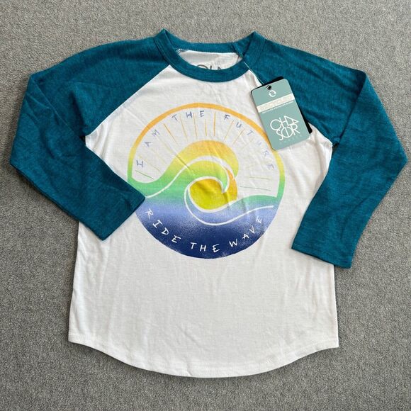 Chaser Other - Chaser Kids I am The Future Graphic Raglan Tee Size 6 Surf Long Sleeve Shirt